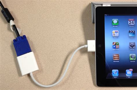 hook up ipad to projector